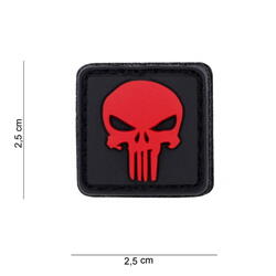 Patch PVC punisher red 