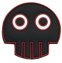 Patch 3D PVC Big eye skull