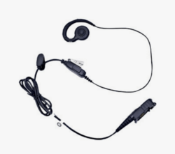 Ørehænger Headset m. unline PTT til Motorola DP-2400 / MTP3550
