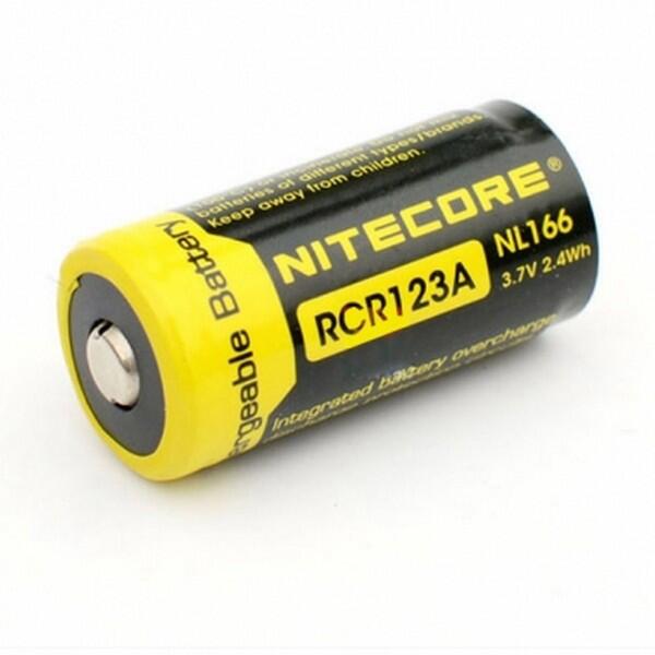 tendens hjørne Perth Blackborough Køb Nitecore NL166 - Genopladelig RCR123A batteri - 650 mAh - Tilbud: 60,00  - VAGT & SECURITY / Batterier og Ladere / Genopladelige batterier,-