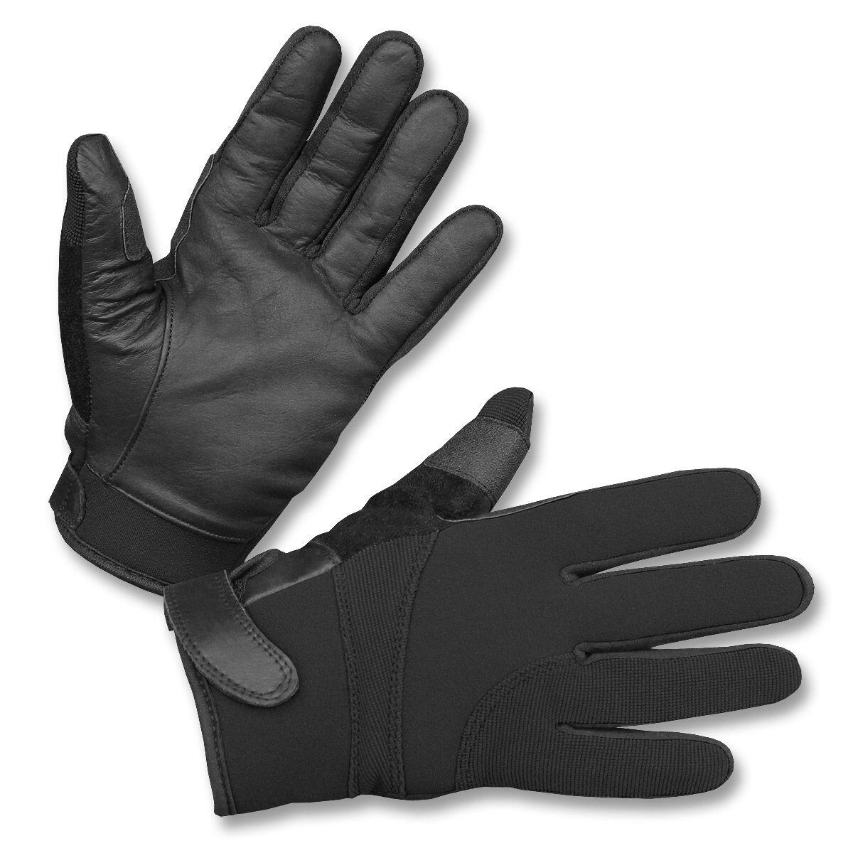 Køb Snitsikre handsker - Neopren / Læder - Tilbud: - & SECURITY Handsker,-