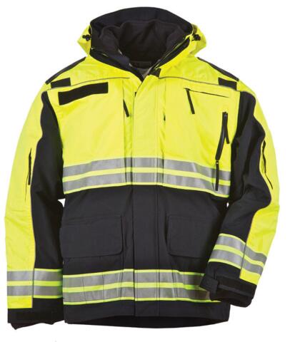 5.11 Hi-Viz Responder Parka - Marineblå