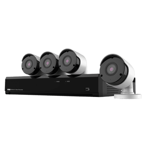 Nivian Video Surveillance Kit - NV-KIT41-4CAM-5M-1TB