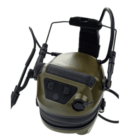 E-Armor M33 Pro Taktisk Headset m. Aktivt Høreværn - Sort