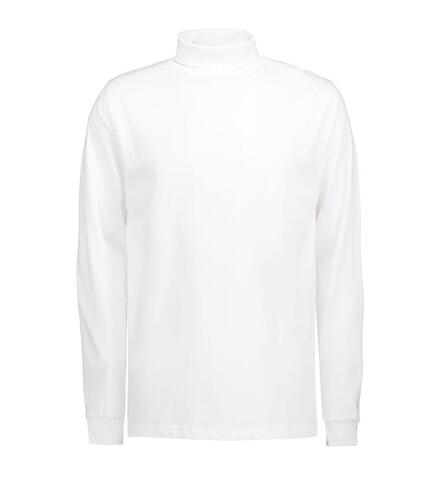 Rullekrave T-shirt | Turtle neck | Hvid