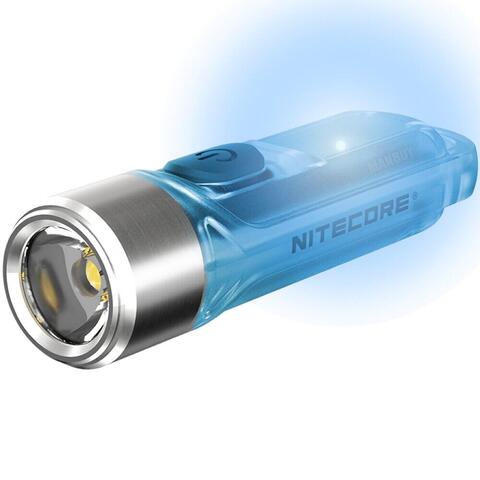 Nitecore TIKI - GITD - Blue - Genopladelig mikrolygte