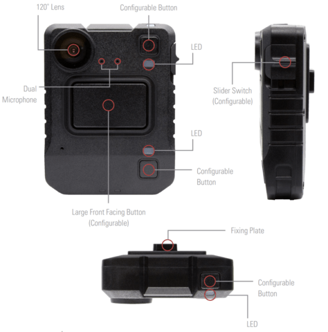 Motorola VB400 Body Camera VideoBadge - 64Gbyte