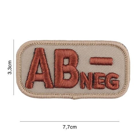 Patch blood type AB-negative coyote 