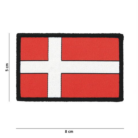 Patch fine woven flag Denmark