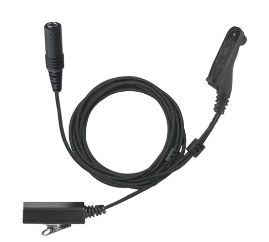 N-Ear PTT m. Støjreducerende Mikrofon og 3,5 mm Jackstik til Motorola DP3000 / DP4000 / MTP6650