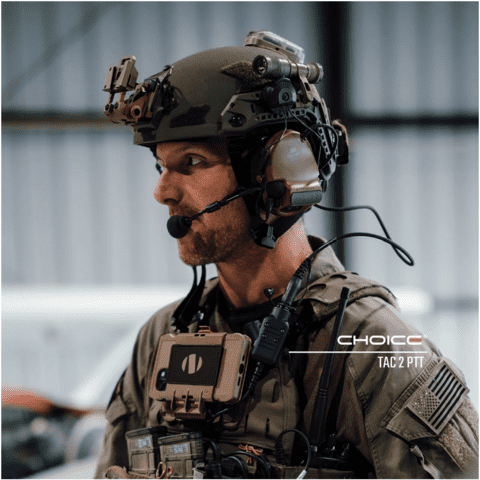 N-Ear Choice TAC2 PTT til eks. Peltor HD headsets - Til Motorola R7