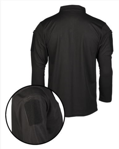 Mil Tec Taktisk Quick-Dry Poloshirt - Langærmet