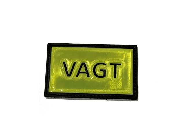 VAGT patch med velcro - Gul / Sort