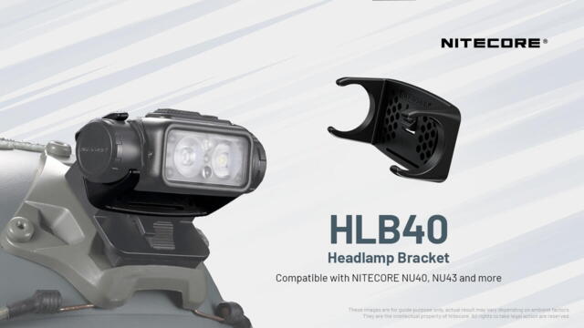Nitecore HLB40 Hjelm Montage til NU40 Serien
