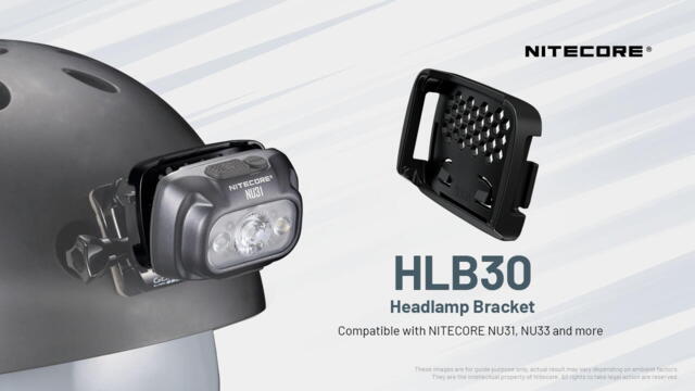 Nitecore HLB30 Hjelm Montage til NU30 Serien