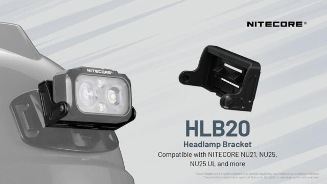 Nitecore HLB20 Hjelm Montage til NU20 Serien