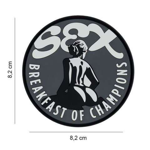 Sex-breakfast of champions PVC Patch