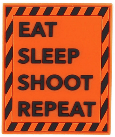 EAT SLEEP SHOOT REPEAT PATCH