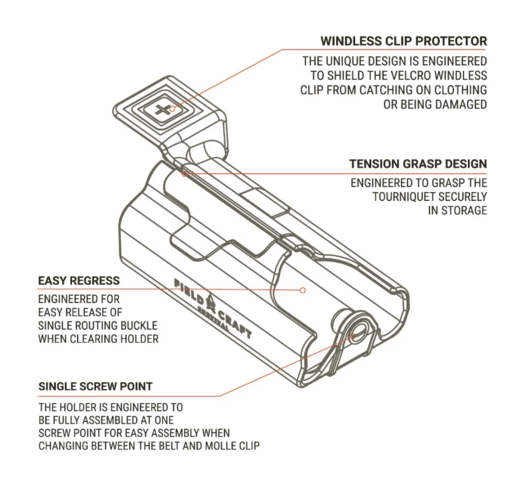 5.11 Tourniquet Holder - sort