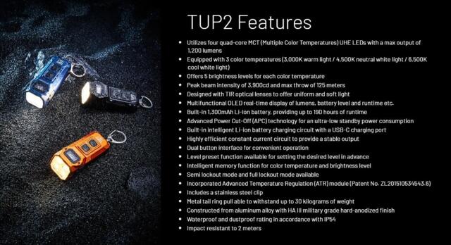 NITECORE TUP2