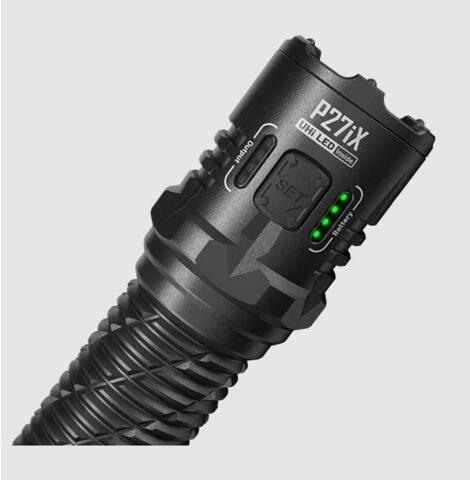 Nitecore P27iX Genopladelig Taktisk Lommelygte 5000 lumen