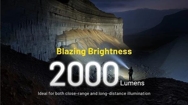 Nitecore P40 Genopladelig LED Lygte 2000 Lumen