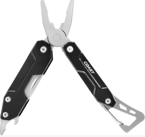 Coast MTC300 multi-tool & lommekniv inkl. karabinhage