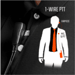 N-ear 1-Wire SnapLock® Braided Fiber PTT - Motorola DP2000 / MTP3550