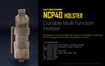 NCP40 Nitecore Multihylster - Sort