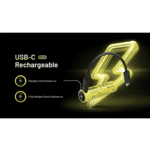 Nitecore NL2155HPR - Genopladeligt 21700 batteri - 5.500 mAh - Med direkte USB-C indgang