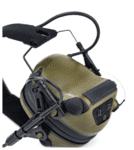 E-Armor M33 Pro Taktisk Headset m. Aktivt Høreværn - Sort