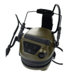 E-Armor M33 Pro Taktisk Headset m. Aktivt Høreværn - Sort
