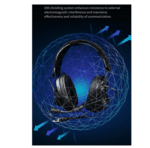 E-Armor M33 Pro Taktisk Headset m. Aktivt Høreværn - Sort