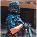 E-Armor M33 Pro Taktisk Headset m. Aktivt Høreværn - Sort