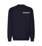 Sweatshirt m. SECURITY print.