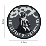 Sex-breakfast of champions PVC Patch