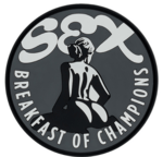 Sex-breakfast of champions PVC Patch