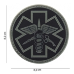 Paramedic PVC Patch - Black / Grey