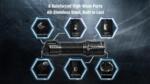 Nitecore P27iX Genopladelig Taktisk Lommelygte 5000 lumen