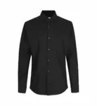 ID Skjote SORT - SEVEN SEAS Fine Twill - MED TRYK VAGT ELLER SECURITY