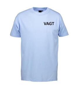 T-shirt med VAGT-tryk | Lyseblå