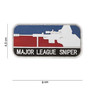 Patch 3D PVC Major Sniper Color 