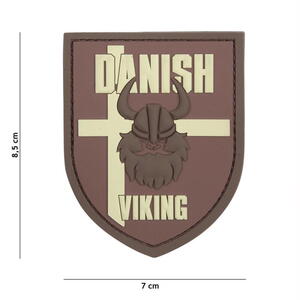 Patch 3D PVC Danish Viking brown 