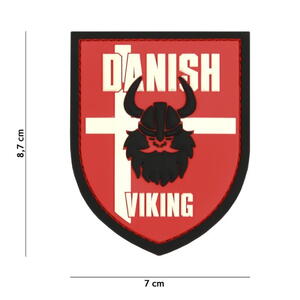 Patch 3D PVC Danish Viking red 