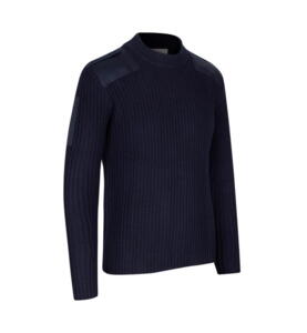 Army Pullover Uniformssweater - Marineblå