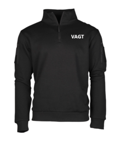 Mil Tec Taktisk Sweatshirt m. VAGT eller SECURITY tryk