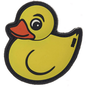 Rubber Duck yellow PVC PATCH