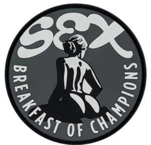 Sex-breakfast of champions PVC Patch