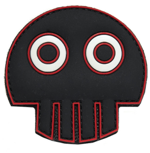 Patch 3D PVC Big eye skull